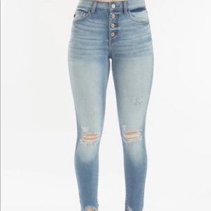 KanCan high-rise stretch ankle skinny 7/27